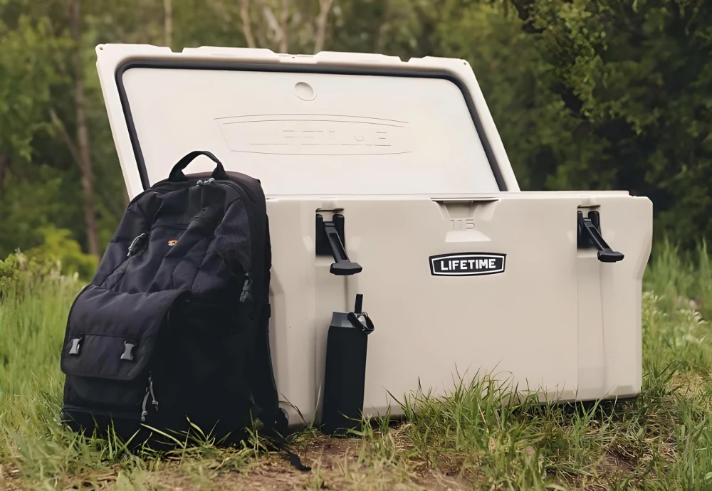 outdoor cooler with bottle opener